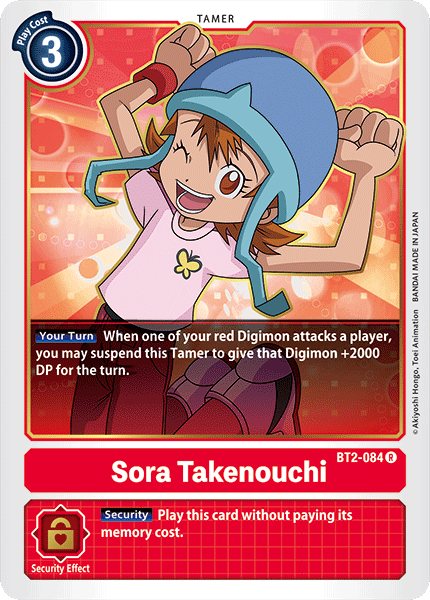 Sora Takenouchi [BT2-084] [Release Special Booster Ver.1.0] | Tables and Towers