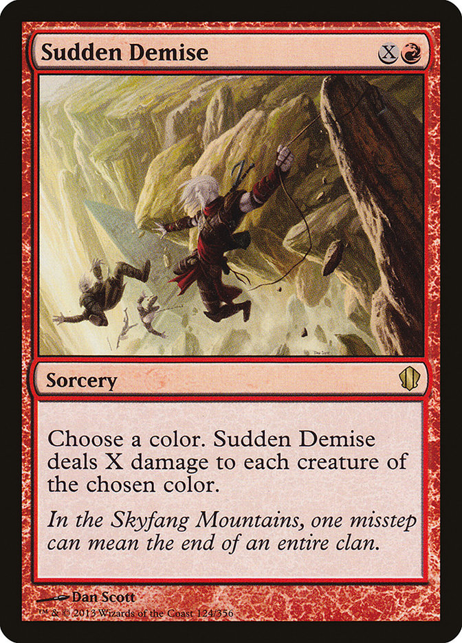 Sudden Demise [Commander 2013] | Tables and Towers