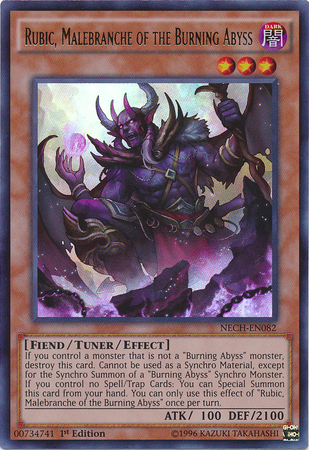 Rubic, Malebranche of the Burning Abyss [NECH-EN082] Ultra Rare | Tables and Towers