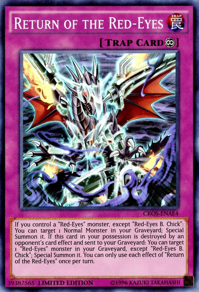 Return of the Red-Eyes [CROS-ENAE4] Super Rare | Tables and Towers