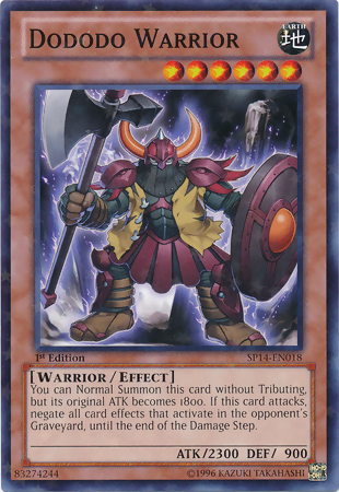 Dododo Warrior [SP14-EN018] Starfoil Rare | Tables and Towers