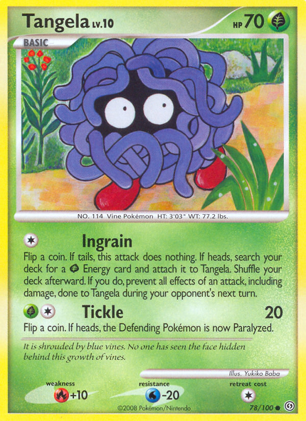 Tangela (78/100) [Diamond & Pearl: Stormfront] | Tables and Towers