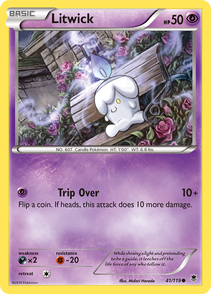 Litwick (41/119) [XY: Phantom Forces] | Tables and Towers