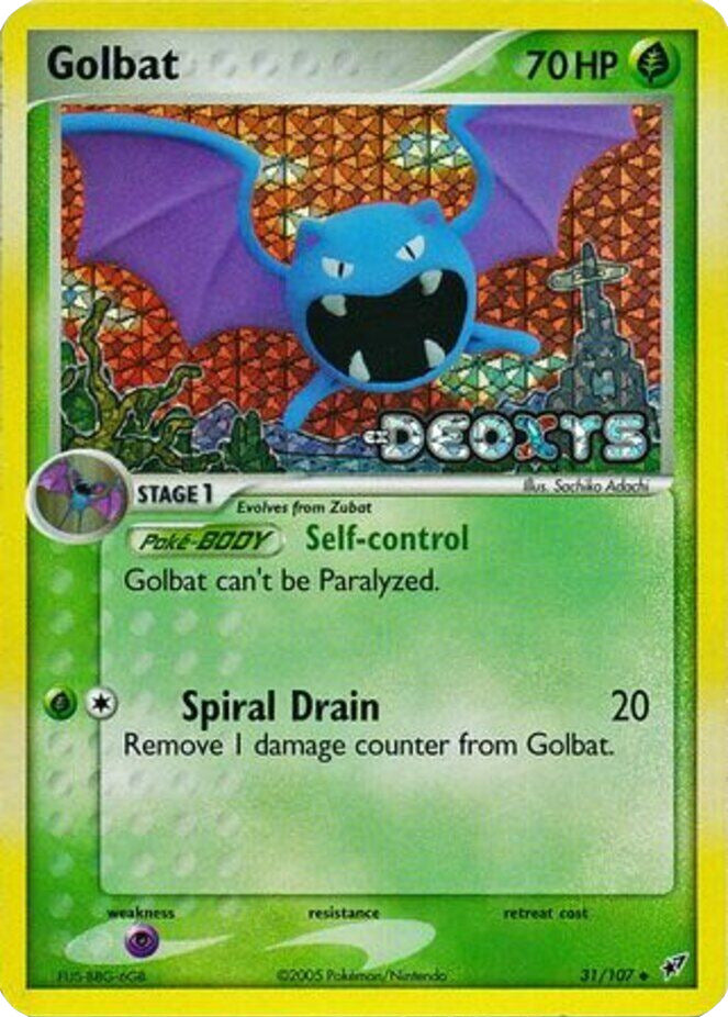 Golbat (31/107) (Stamped) [EX: Deoxys] | Tables and Towers