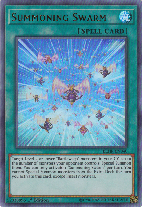 Summoning Swarm [BLHR-EN040] Ultra Rare | Tables and Towers