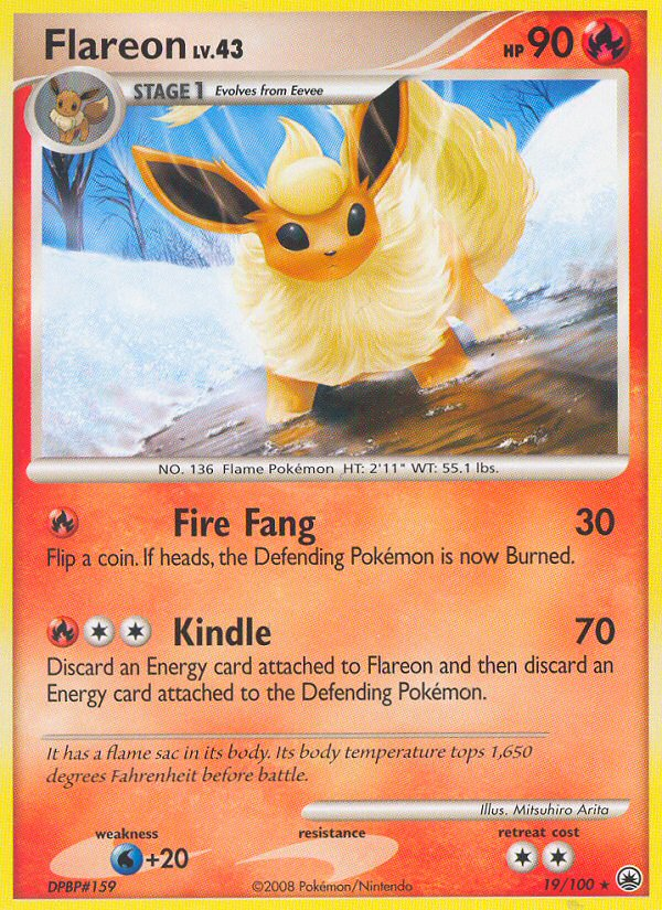 Flareon (19/100) [Diamond & Pearl: Majestic Dawn] | Tables and Towers