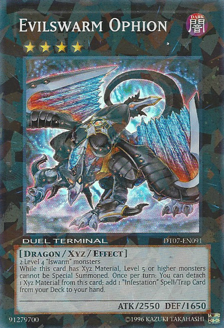 Evilswarm Ophion [DT07-EN091] Super Rare | Tables and Towers