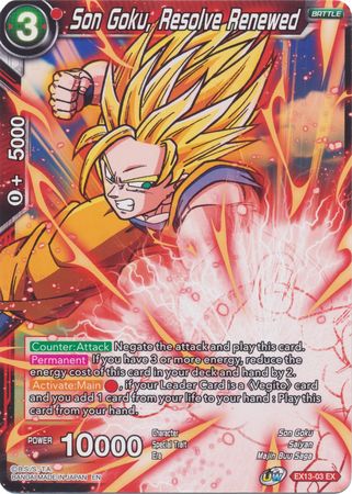 Son Goku, Resolve Renewed (EX13-03) [Special Anniversary Set 2020] | Tables and Towers