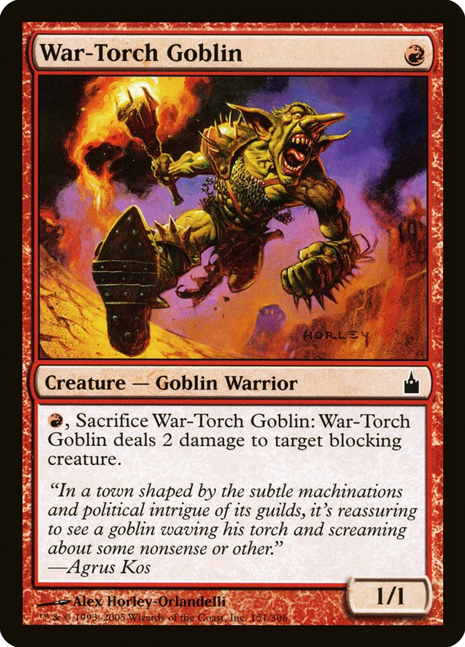 War-Torch Goblin [Ravnica: City of Guilds] | Tables and Towers