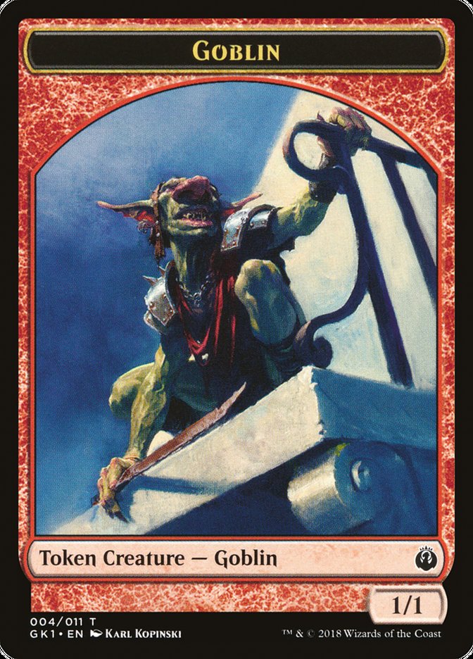 Weird // Goblin Double-Sided Token [Guilds of Ravnica Guild Kit Tokens] | Tables and Towers