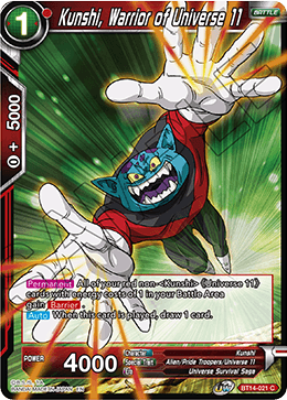 Kunshi, Warrior of Universe 11 (BT14-021) [Cross Spirits] | Tables and Towers