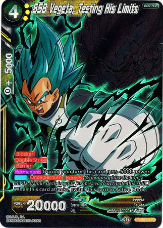 SSB Vegeta, Testing His Limits (SPR) (BT5-083) [Miraculous Revival] | Tables and Towers