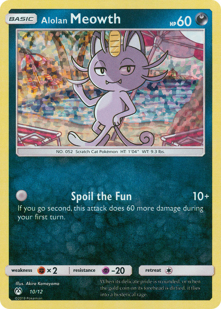 Alolan Meowth (10/12) [McDonald's Promos: 2019 Collection] | Tables and Towers