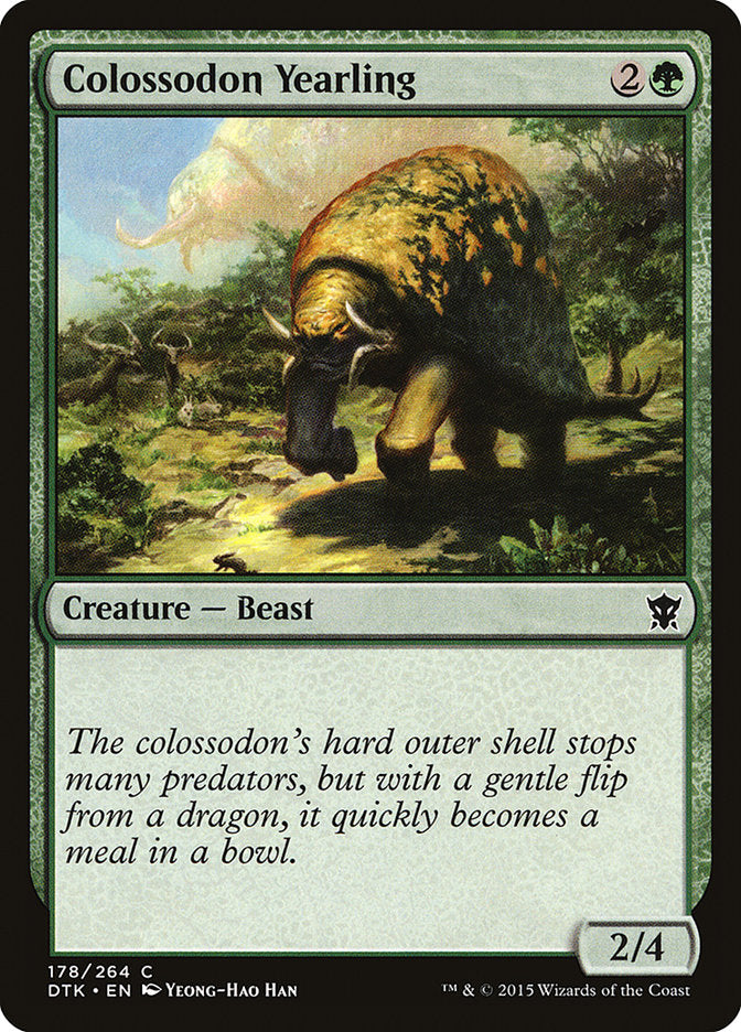 Colossodon Yearling [Dragons of Tarkir] | Tables and Towers