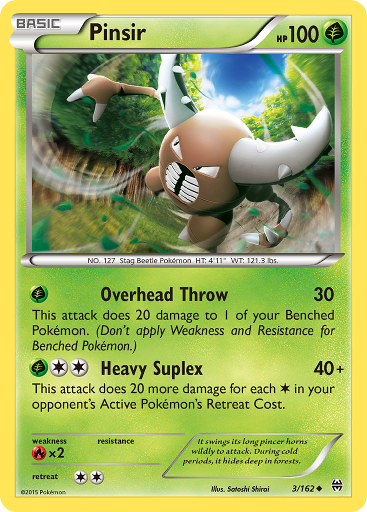 Pinsir (3/162) [XY: BREAKthrough] | Tables and Towers