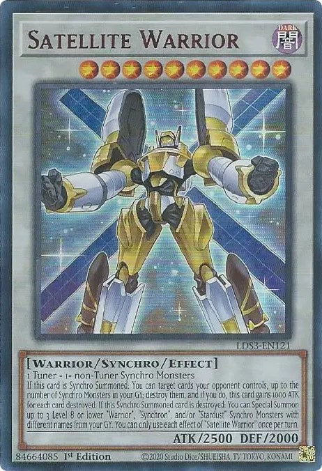 Satellite Warrior (Red) [LDS3-EN121] Ultra Rare | Tables and Towers