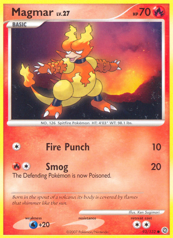 Magmar (93/132) [Diamond & Pearl: Secret Wonders] | Tables and Towers