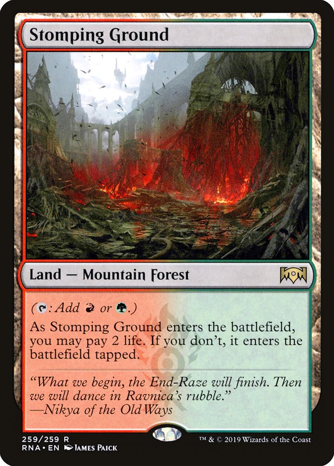 Stomping Ground [Ravnica Allegiance] | Tables and Towers