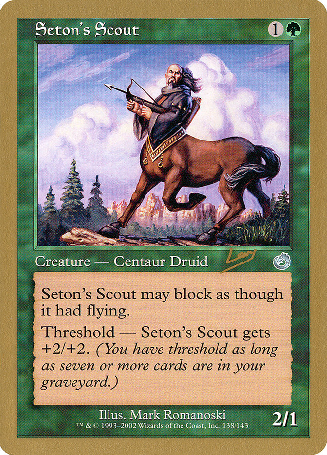 Seton's Scout (Raphael Levy) [World Championship Decks 2002] | Tables and Towers