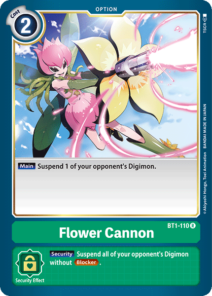 Flower Cannon [BT1-110] [Release Special Booster Ver.1.0] | Tables and Towers