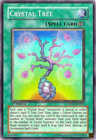 Crystal Tree [DP07-EN020] Super Rare | Tables and Towers