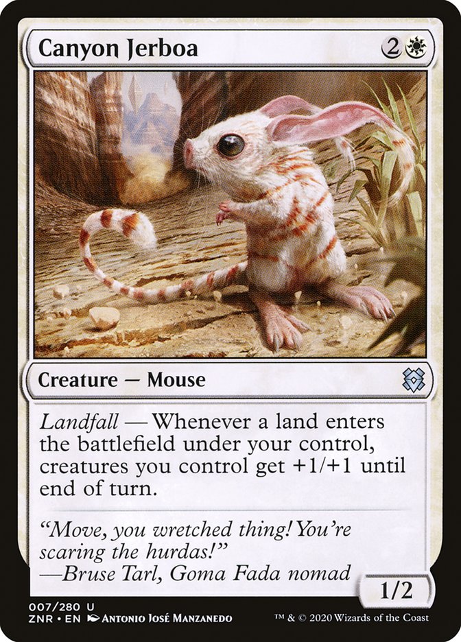 Canyon Jerboa [Zendikar Rising] | Tables and Towers