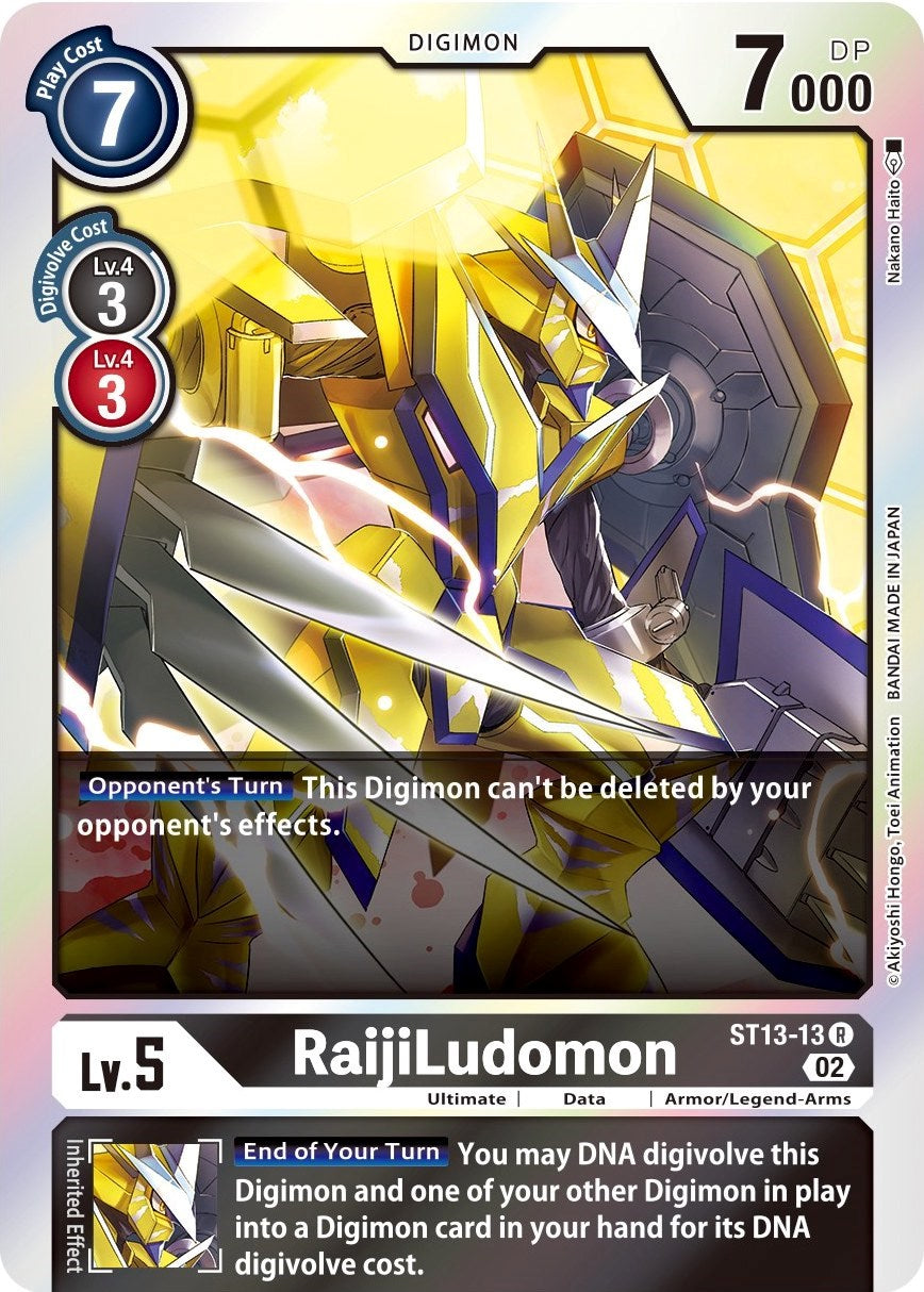 RaijiLudomon [ST13-13] [Starter Deck: Ragnaloardmon] | Tables and Towers