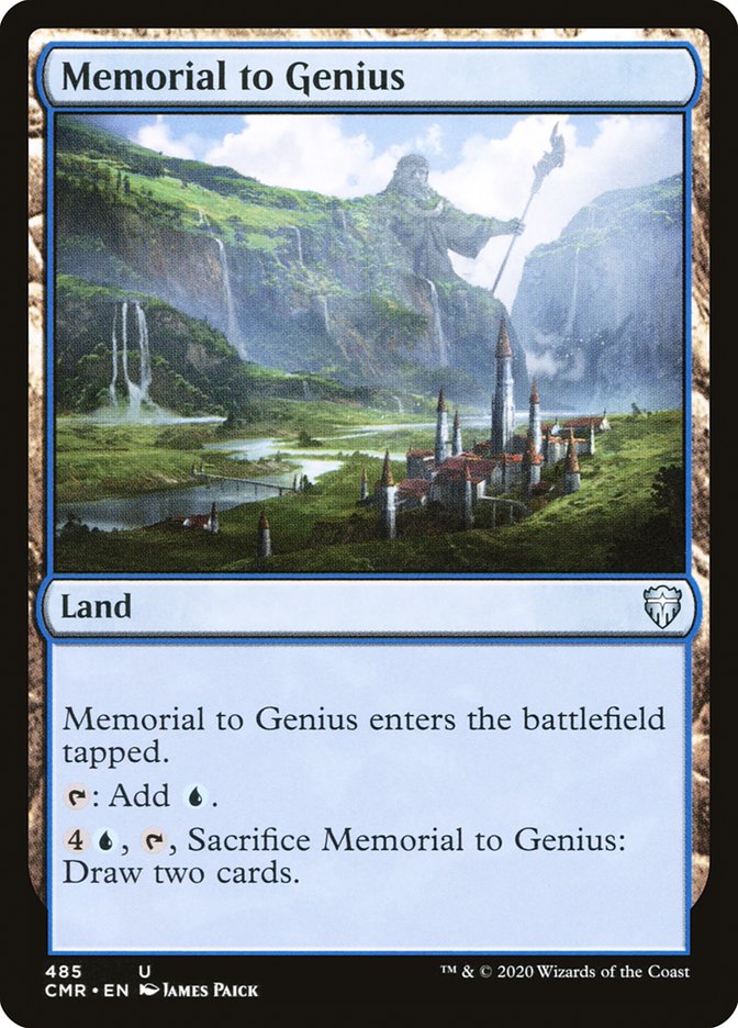 Memorial to Genius [Commander Legends] | Tables and Towers