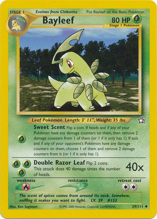 Bayleef (29/111) [Neo Genesis Unlimited] | Tables and Towers