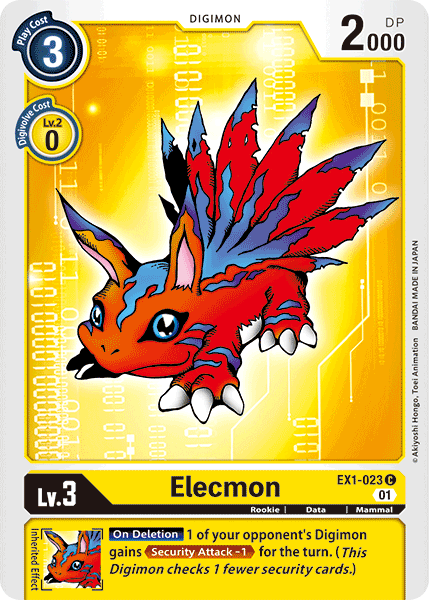 Elecmon [EX1-023] [Classic Collection] | Tables and Towers