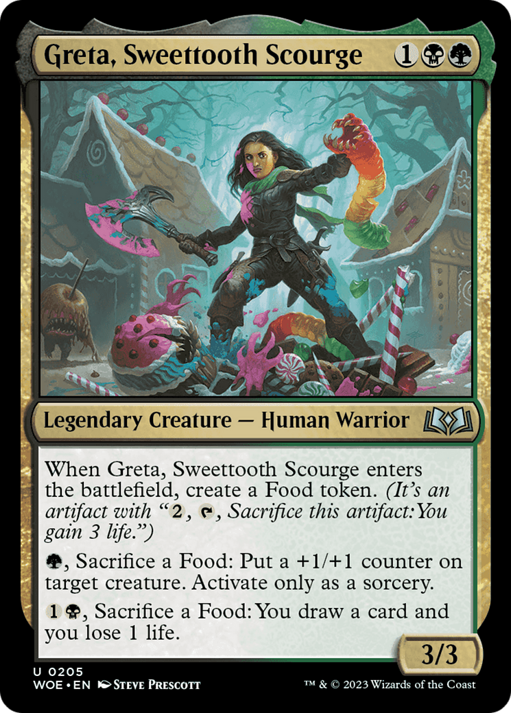 Greta, Sweettooth Scourge [Wilds of Eldraine] | Tables and Towers