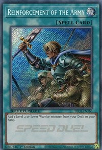 Reinforcement of the Army (Secret) [SBCB-EN160] Secret Rare | Tables and Towers