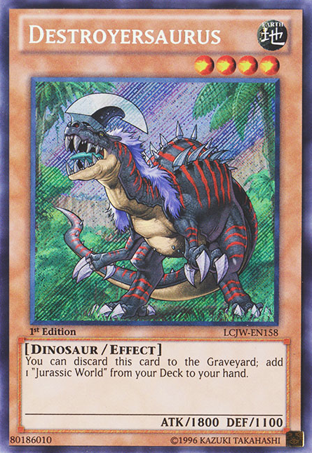 Destroyersaurus [LCJW-EN158] Secret Rare | Tables and Towers