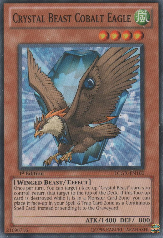 Crystal Beast Cobalt Eagle [LCGX-EN160] Common | Tables and Towers