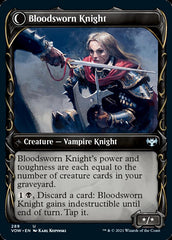 Bloodsworn Squire // Bloodsworn Knight (Showcase Fang Frame) [Innistrad: Crimson Vow] | Tables and Towers