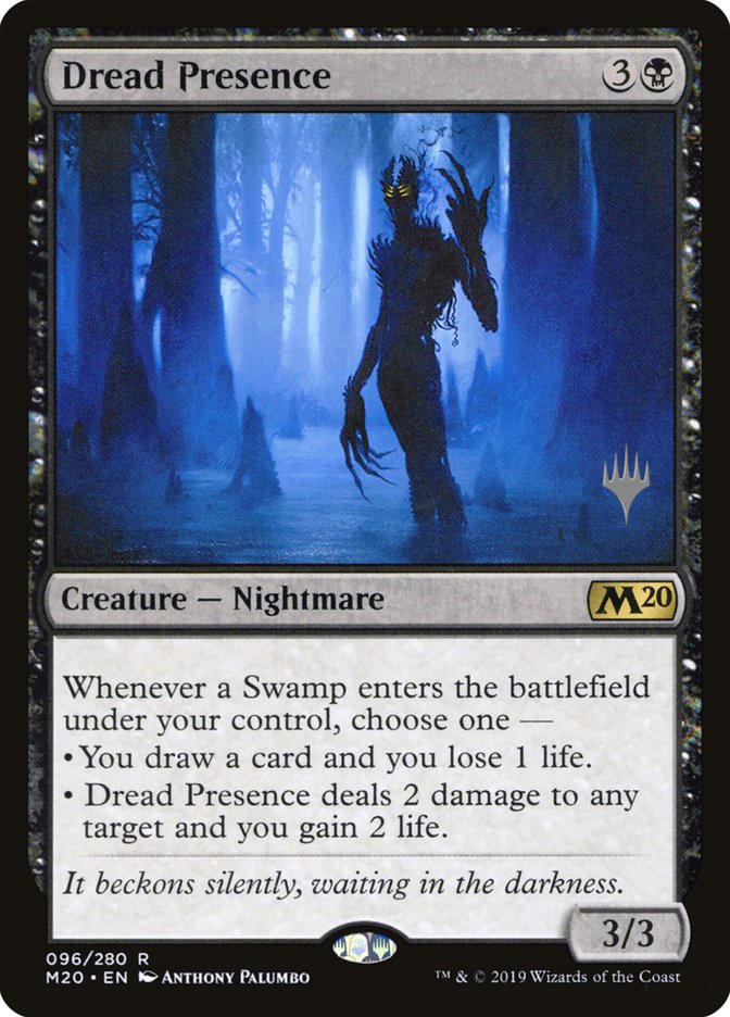 Dread Presence (Promo Pack) [Core Set 2020 Promos] | Tables and Towers