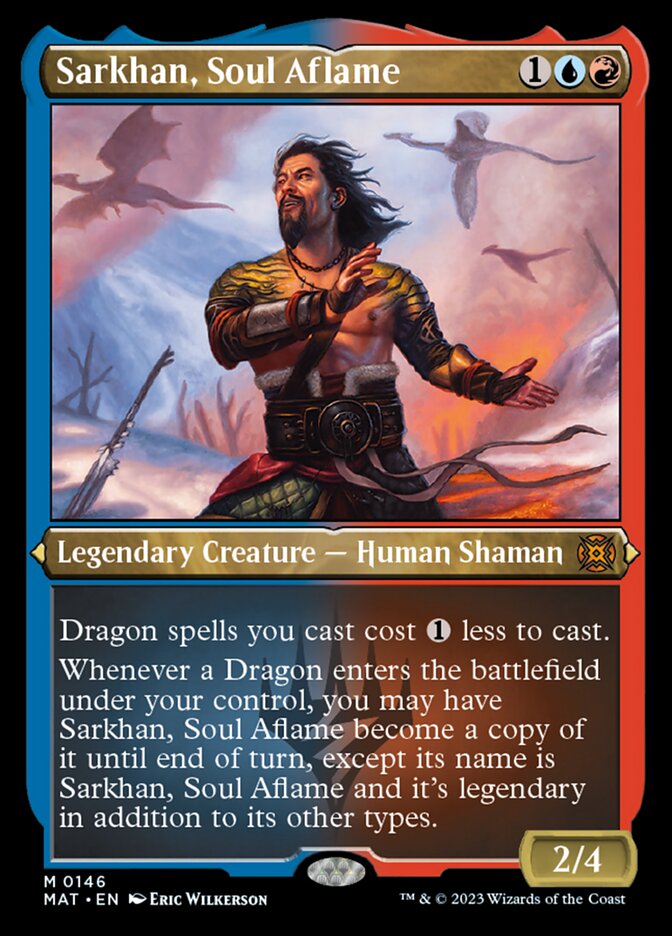 Sarkhan, Soul Aflame (Foil Etched) [March of the Machine: The Aftermath] | Tables and Towers