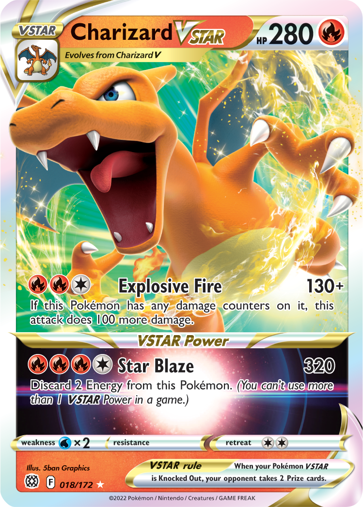 Charizard VSTAR (018/172) [Sword & Shield: Brilliant Stars] | Tables and Towers