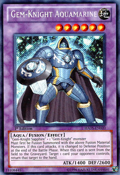 Gem-Knight Aquamarine [HA05-EN020] Secret Rare | Tables and Towers