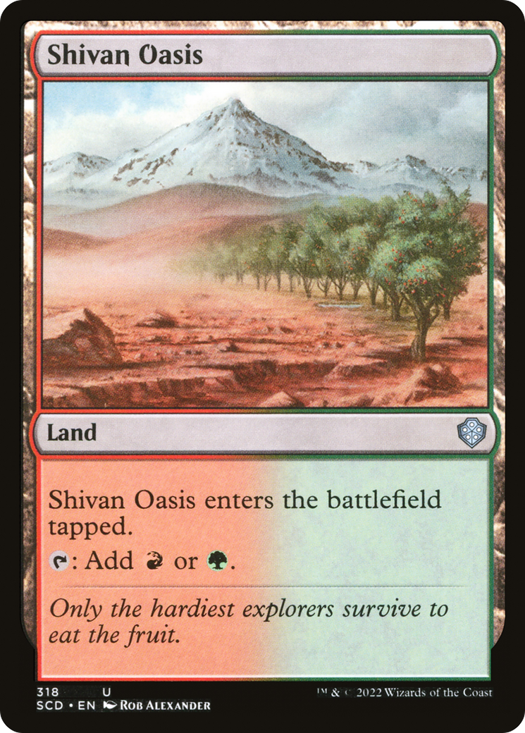 Shivan Oasis [Starter Commander Decks] | Tables and Towers