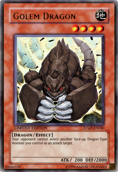 Golem Dragon [JUMP-EN040] Ultra Rare | Tables and Towers