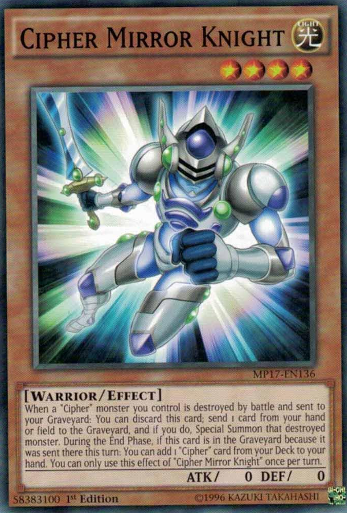 Cipher Mirror Knight [MP17-EN136] Common | Tables and Towers