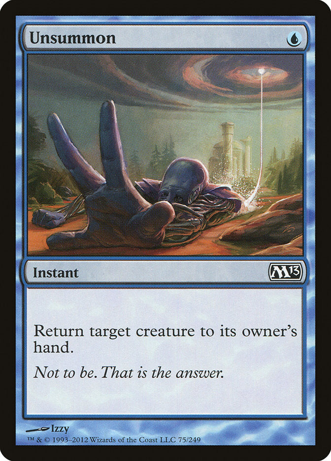 Unsummon [Magic 2013] | Tables and Towers