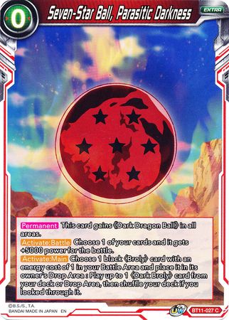 Seven-Star Ball, Parasitic Darkness (BT11-027) [Vermilion Bloodline] | Tables and Towers