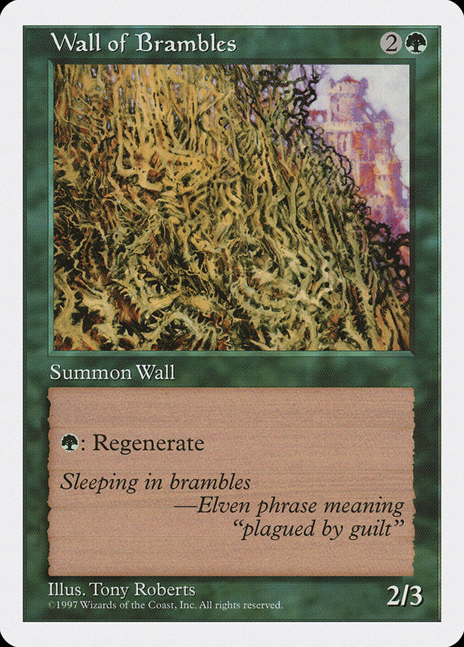 Wall of Brambles [Fifth Edition] | Tables and Towers