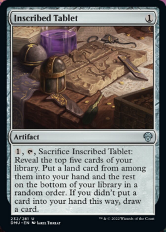 Inscribed Tablet [Dominaria United] | Tables and Towers