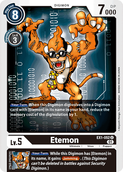 Etemon [EX1-052] [Classic Collection] | Tables and Towers