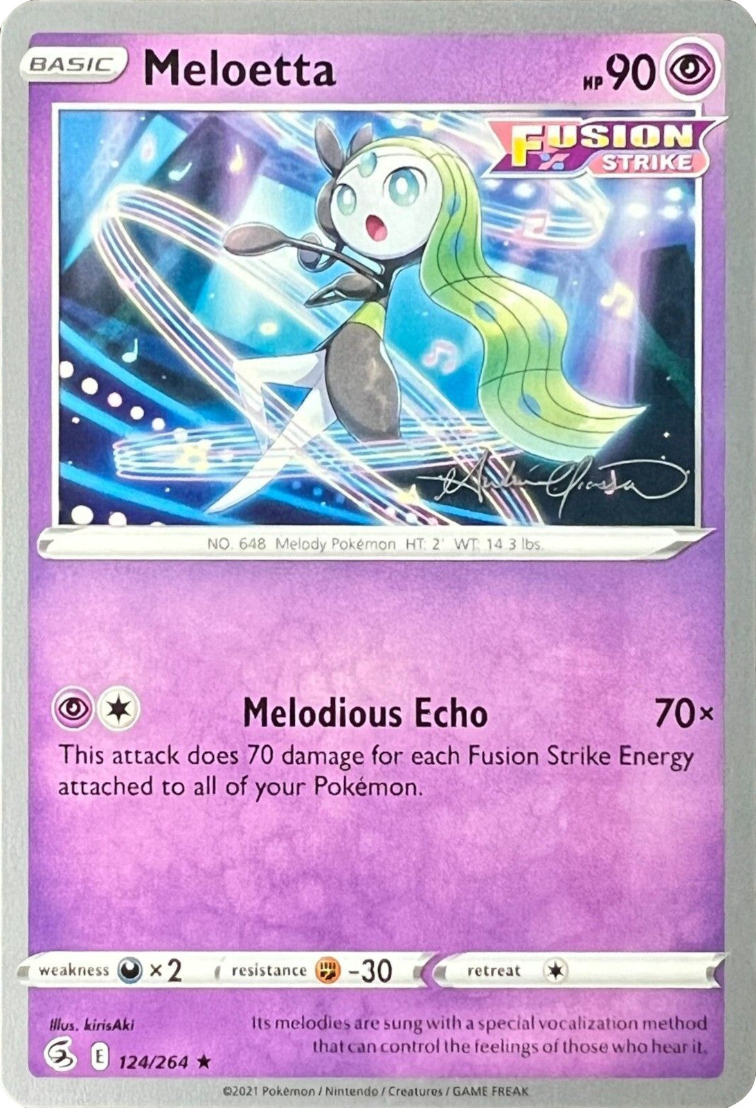 Meloetta (124/264) (The Shape of Mew - Andre Chiasson) [World Championships 2022] | Tables and Towers