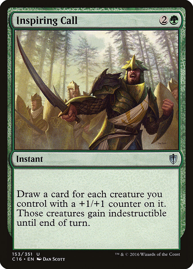Inspiring Call [Commander 2016] | Tables and Towers