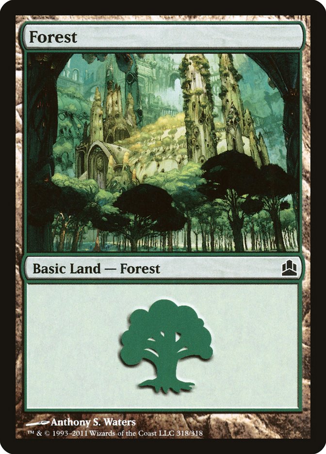 Forest (318) [Commander 2011] | Tables and Towers